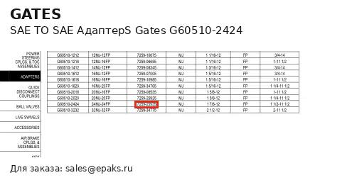 Gates G60510-2424