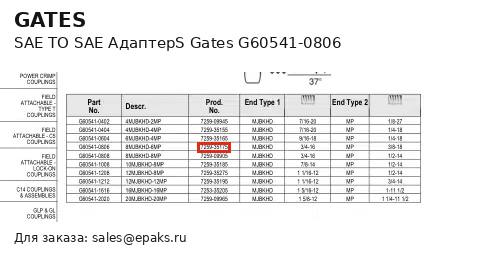 Gates G60541-0806