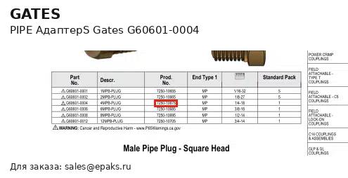 Gates G60601-0004