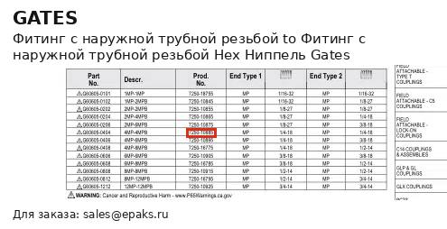Gates G60605-0404