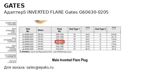 Gates G60630-0205