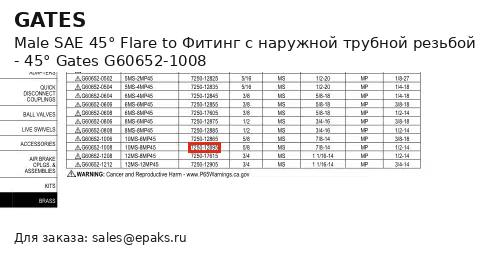 Gates G60652-1008