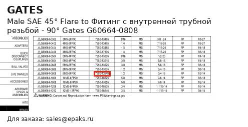 Gates G60664-0808
