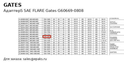 Gates G60669-0808