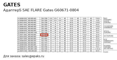 Gates G60671-0804