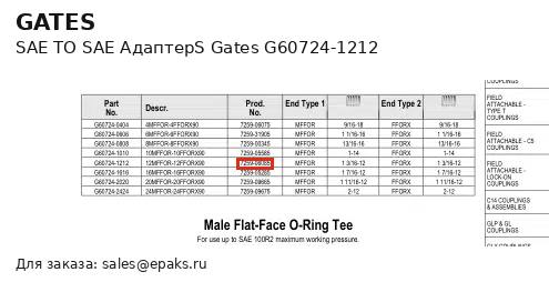 Gates G60724-1212