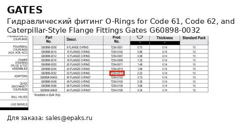 Gates G60898-0032