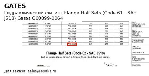 Gates G60899-0064