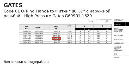 Gates G60901-1620