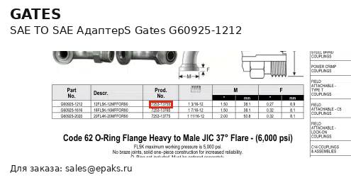 Gates G60925-1212