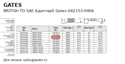 Gates G62153-0406