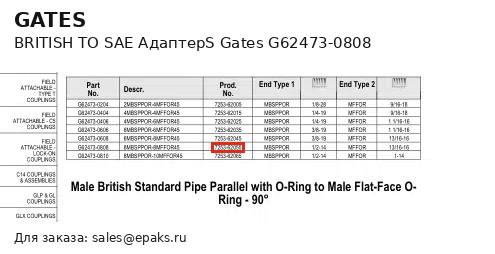 Gates G62473-0808