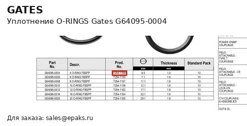 Gates G64095-0004
