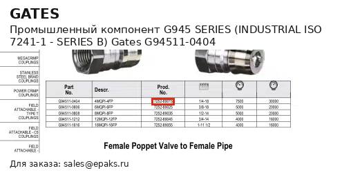 Gates G94511-0404