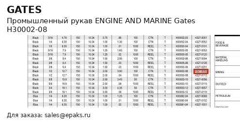 Gates H30002-08