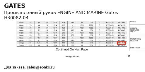 Gates H30082-04