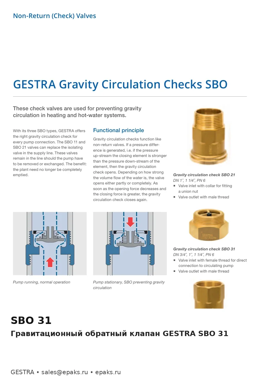 GESTRA SBO 31