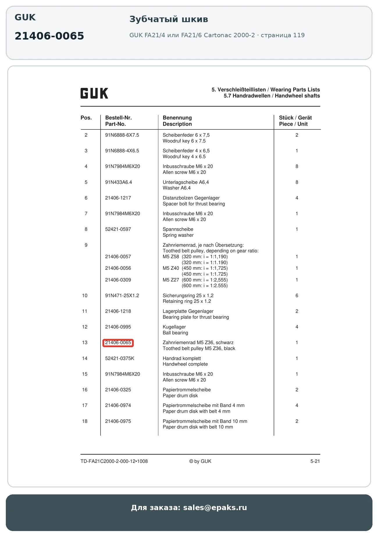 GUK 21406-0065
