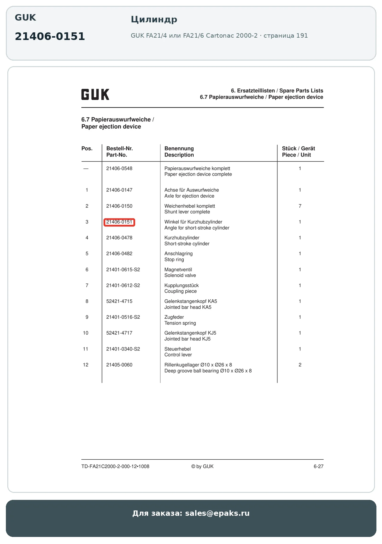GUK 21406-0151