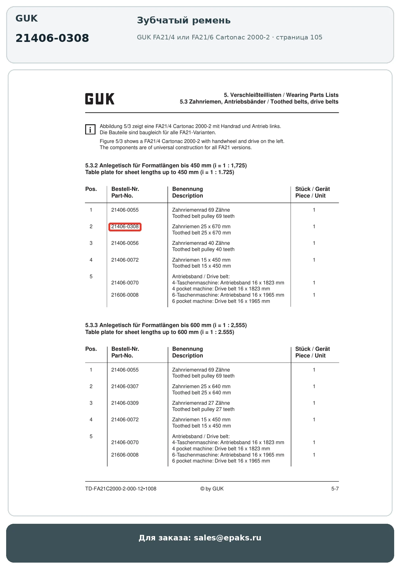 GUK 21406-0308
