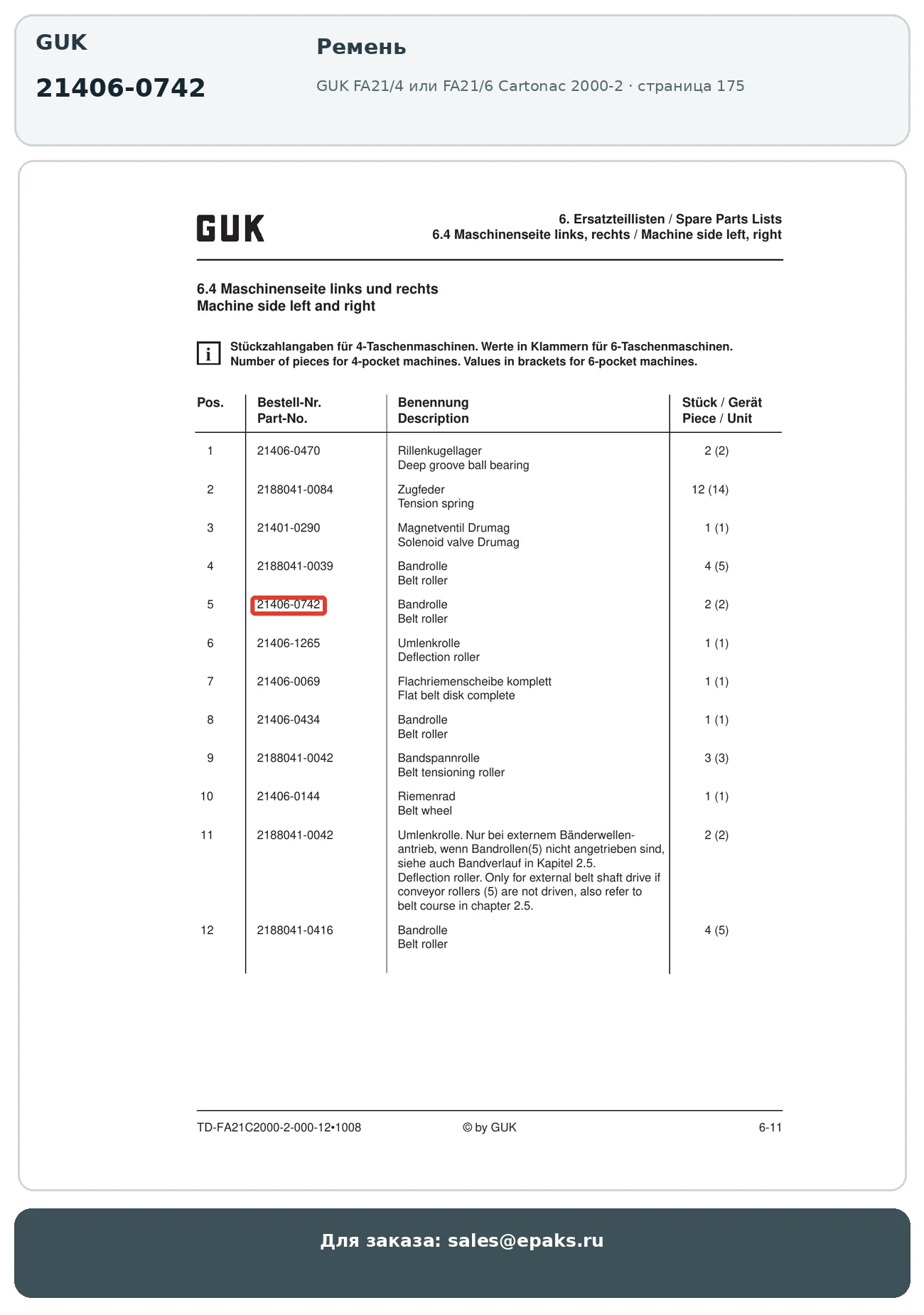 GUK 21406-0742
