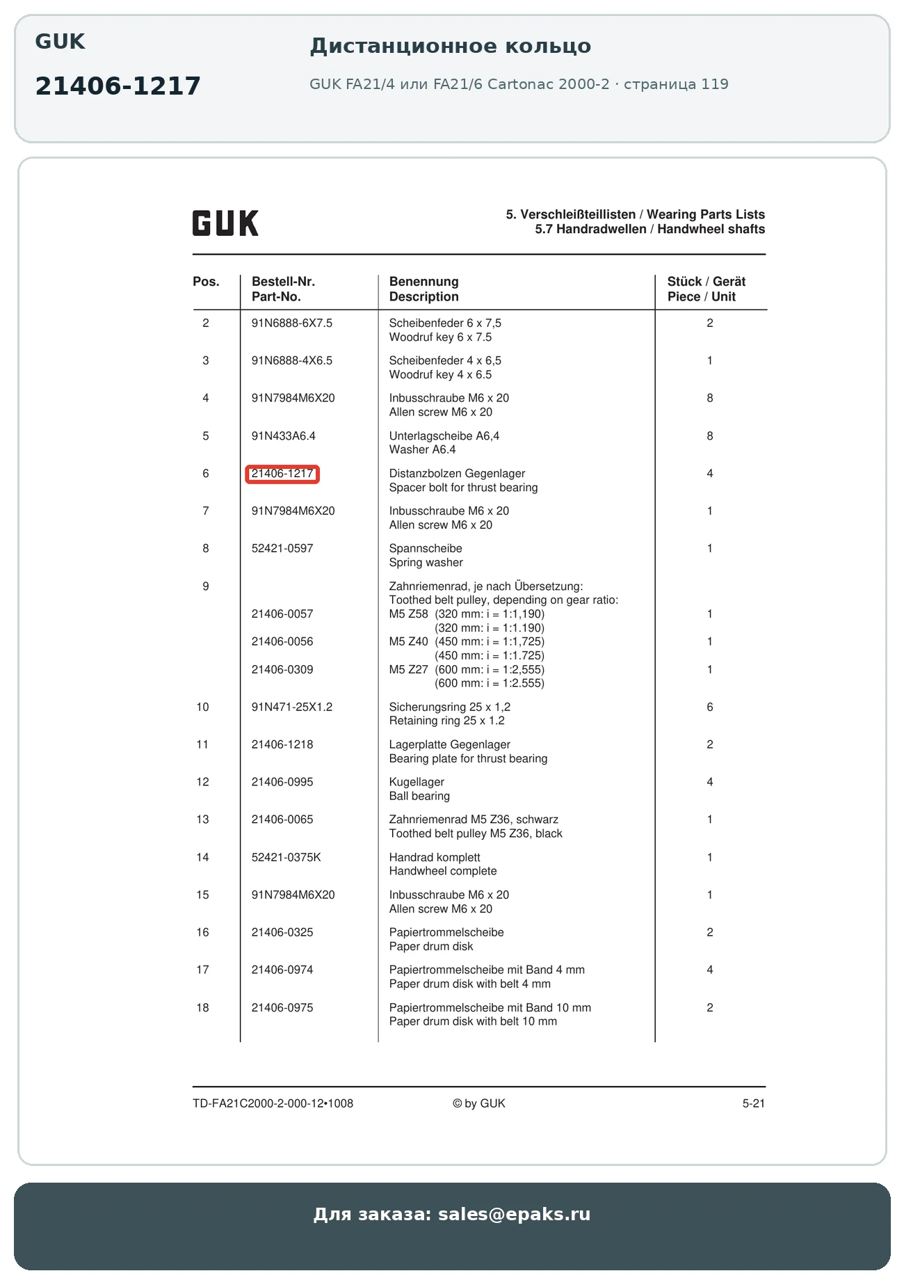 GUK 21406-1217