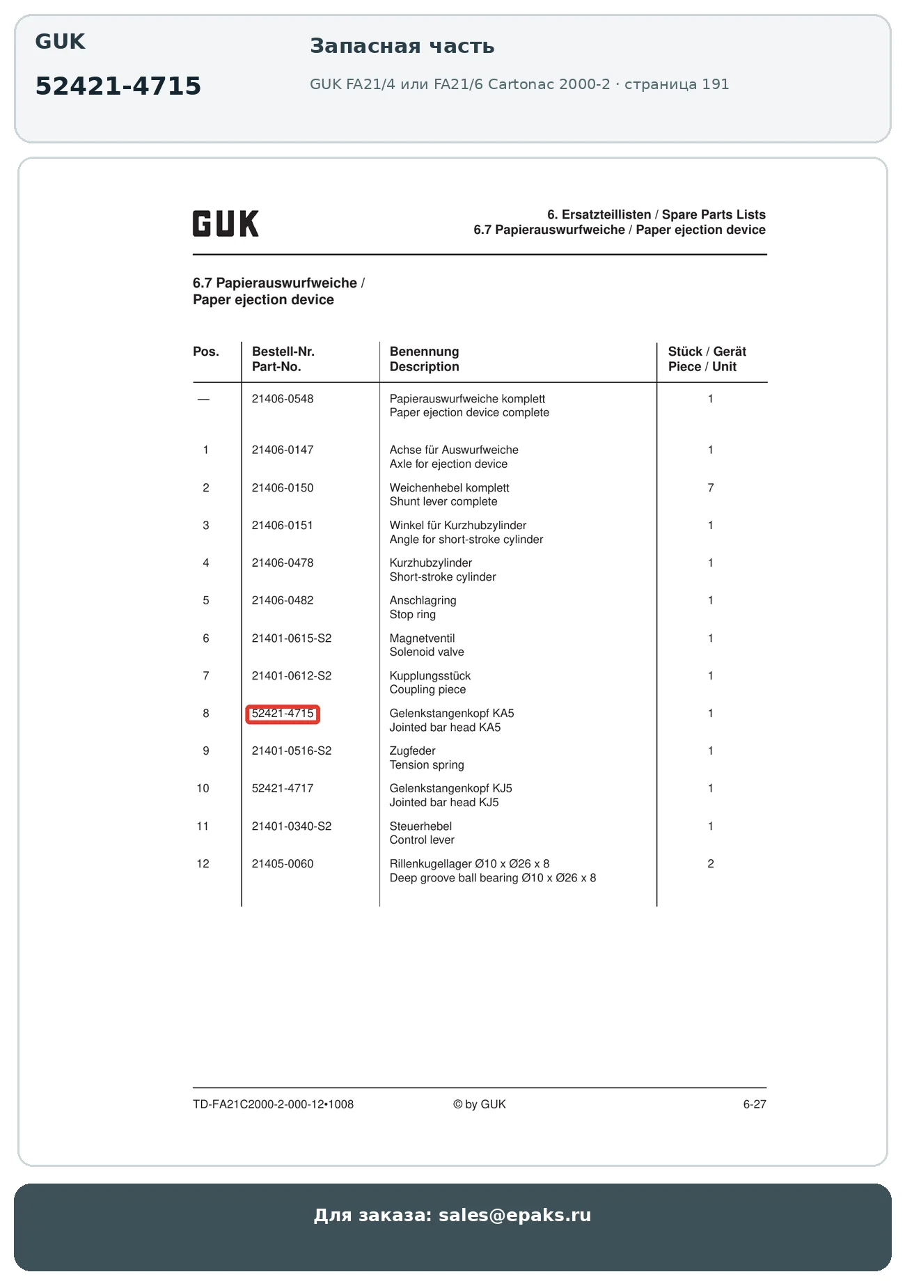 GUK 52421-4715