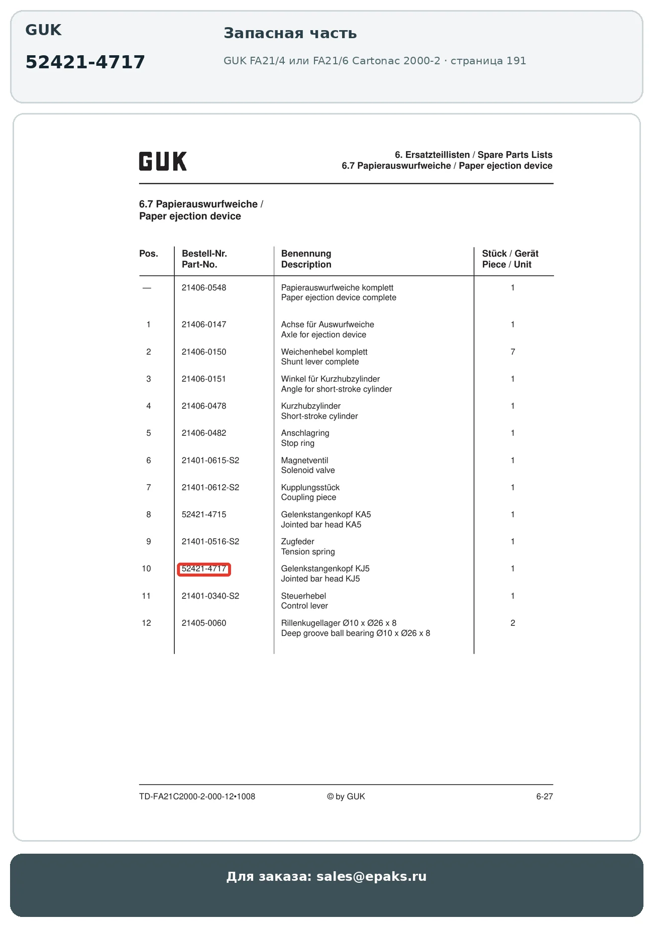GUK 52421-4717