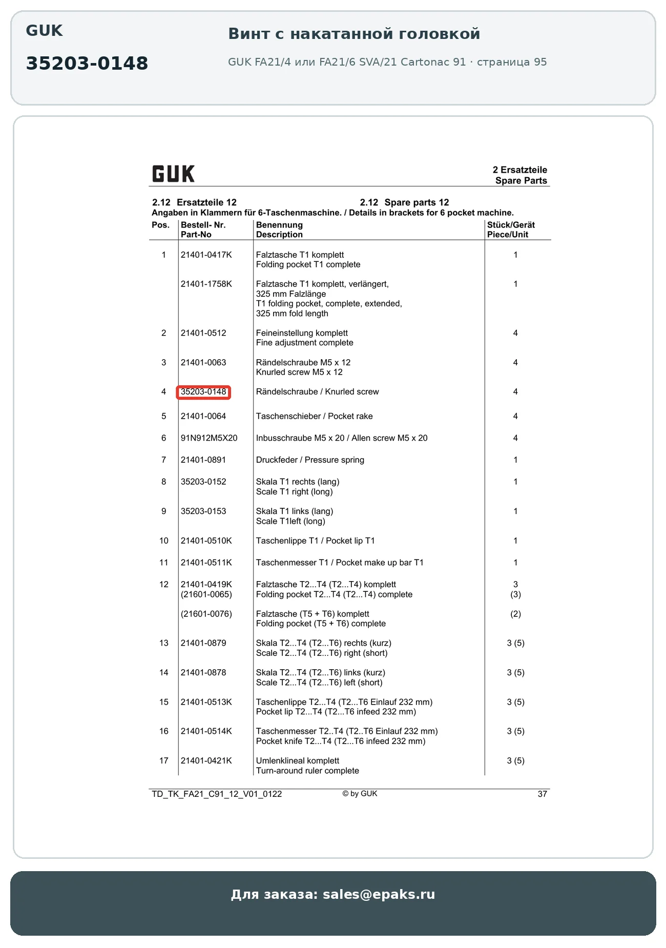 GUK 35203-0148