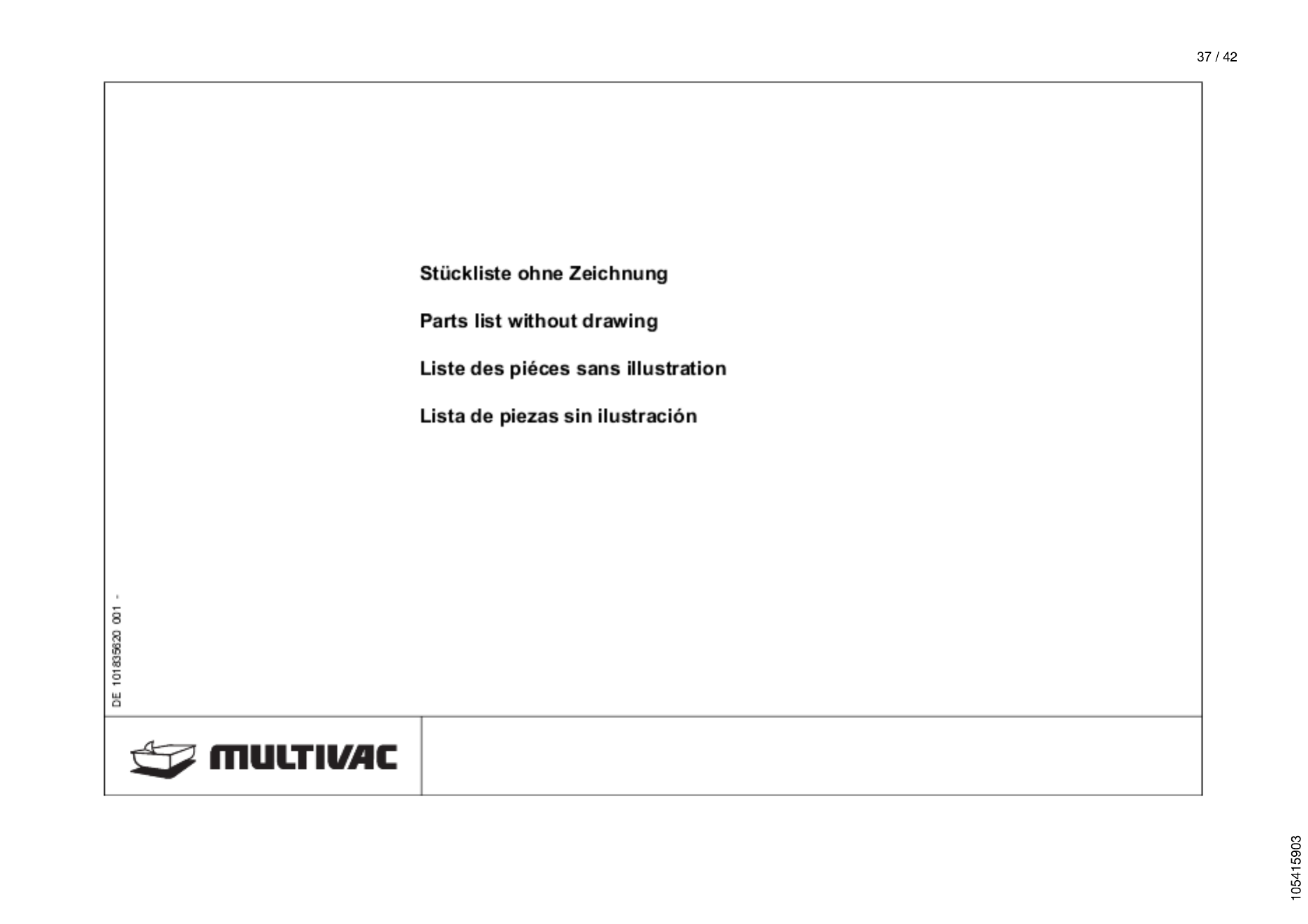 MULTIVAC 105061366