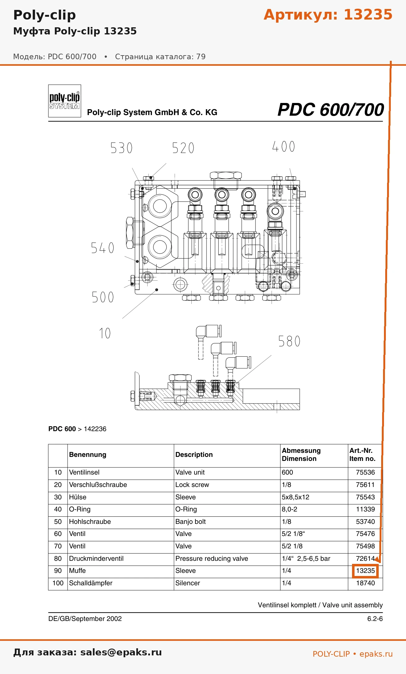 Poly-clip 13235