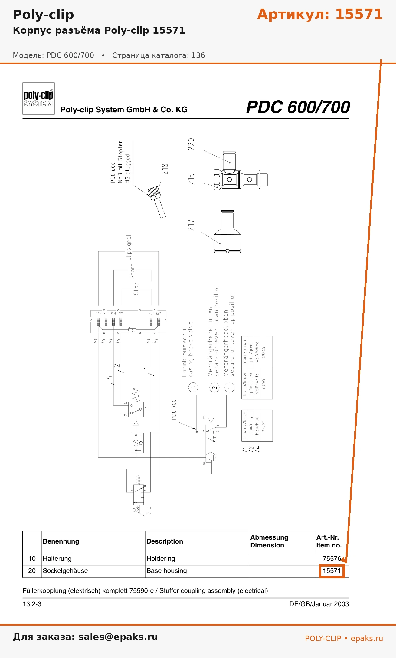 Poly-clip 15571