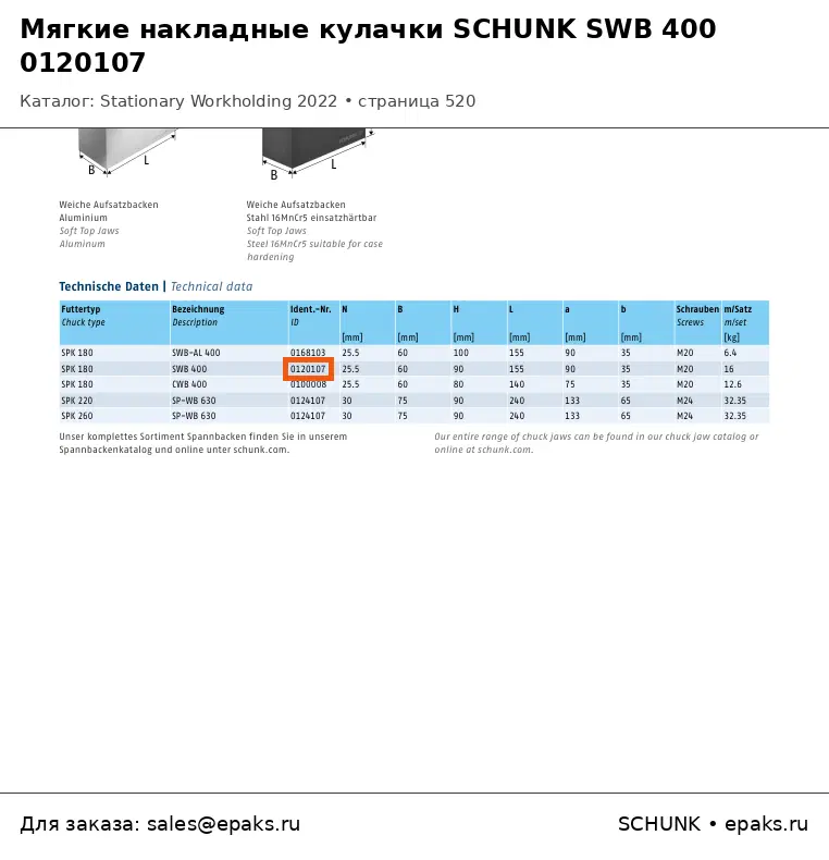 SCHUNK 0120107