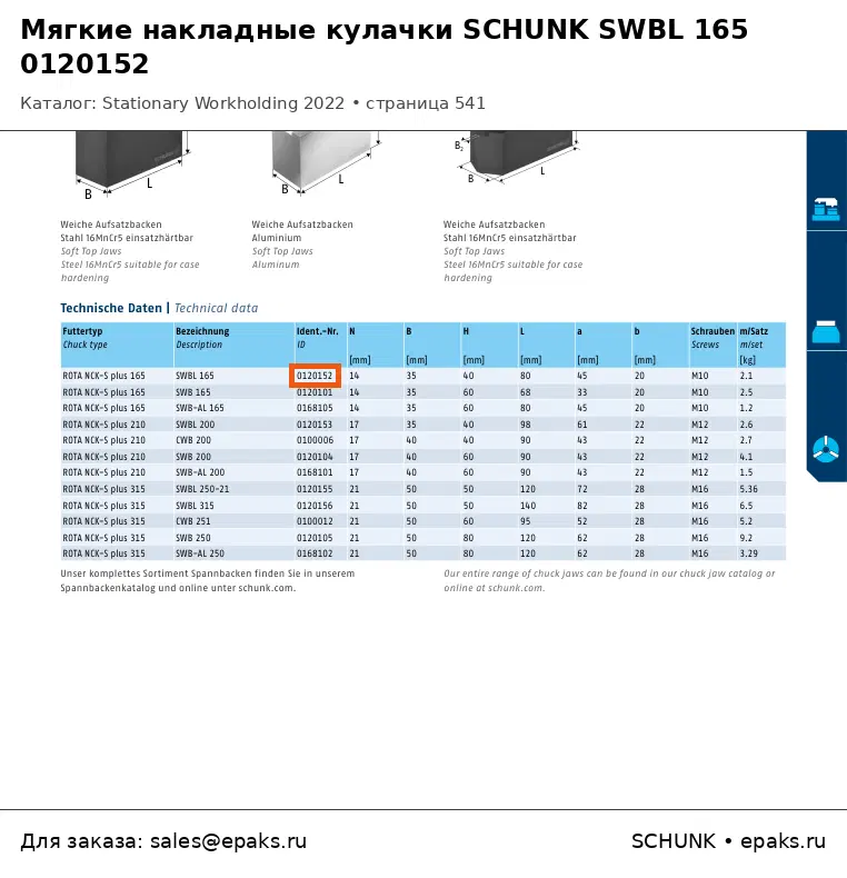 SCHUNK 0120152