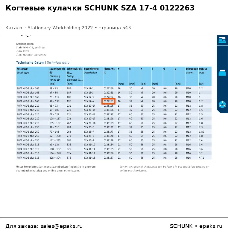 SCHUNK 0122263