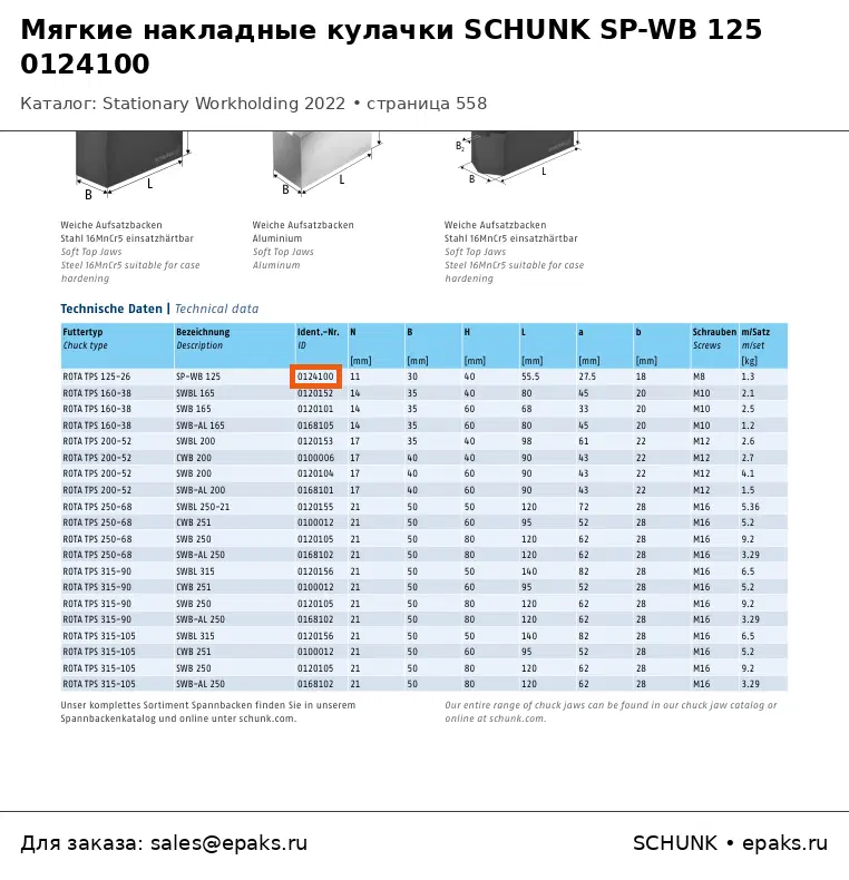 SCHUNK 0124100