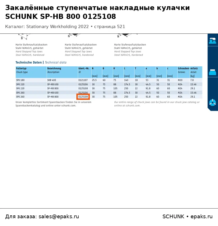 SCHUNK 0125108