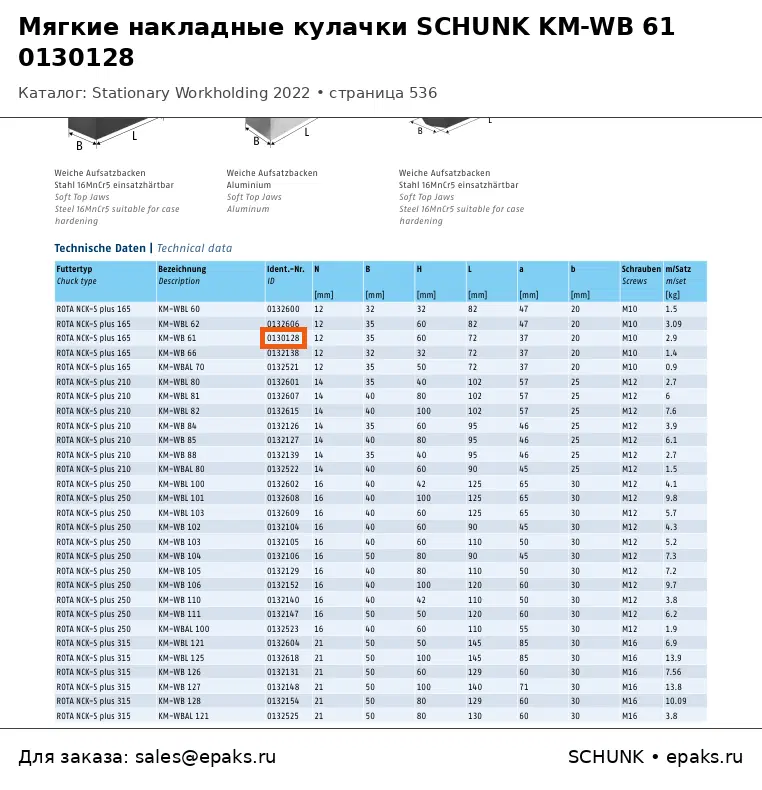 SCHUNK 0130128