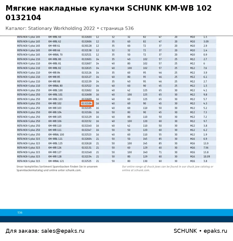 SCHUNK 0132104