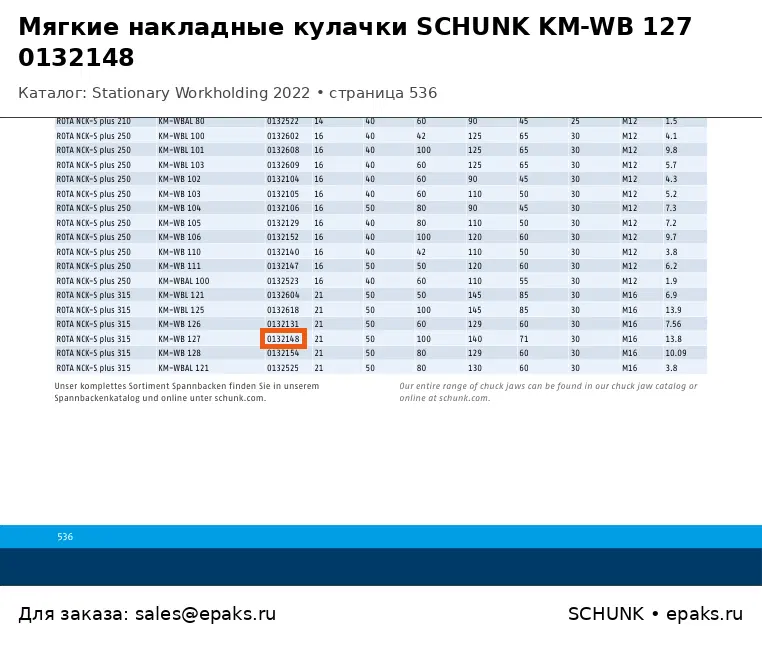 SCHUNK 0132148