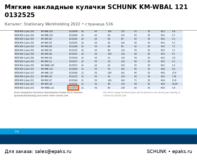 SCHUNK 0132525