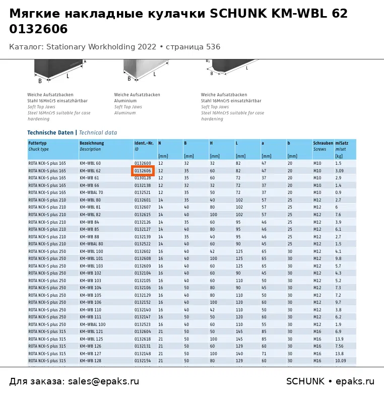 SCHUNK 0132606