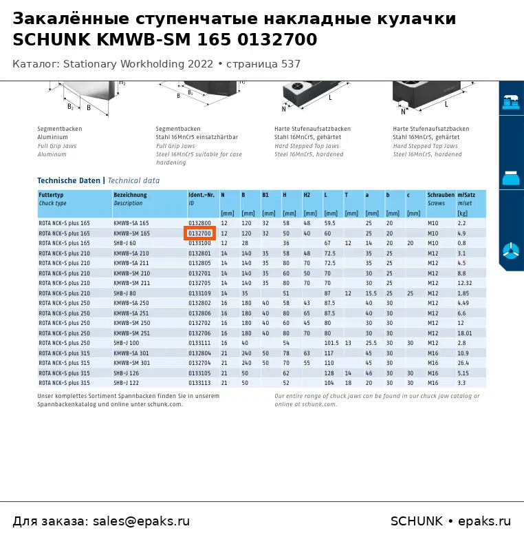 SCHUNK 0132700