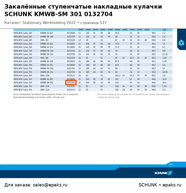 SCHUNK 0132704