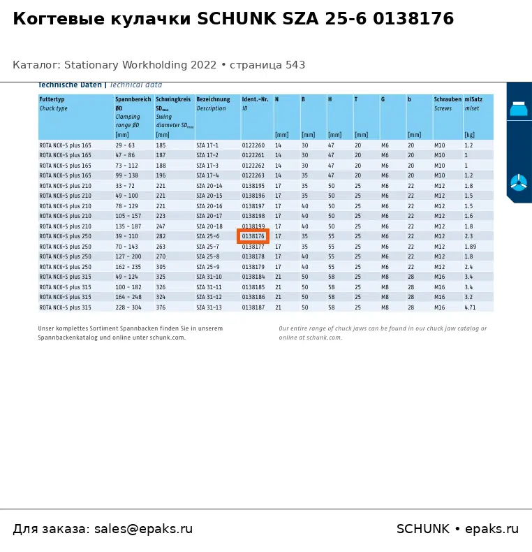 SCHUNK 0138176