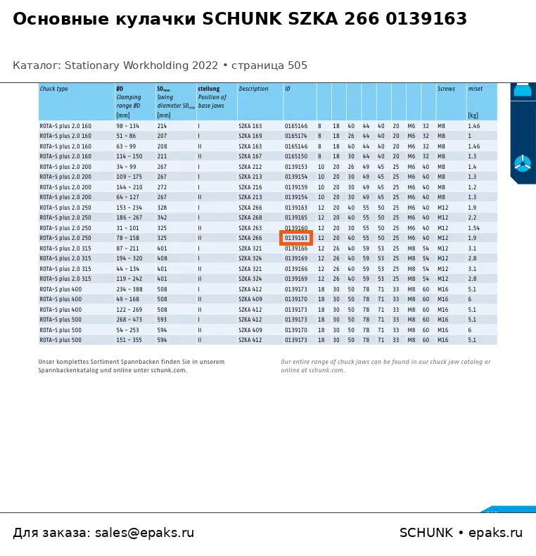 SCHUNK 0139163