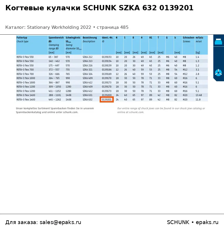 SCHUNK 0139201