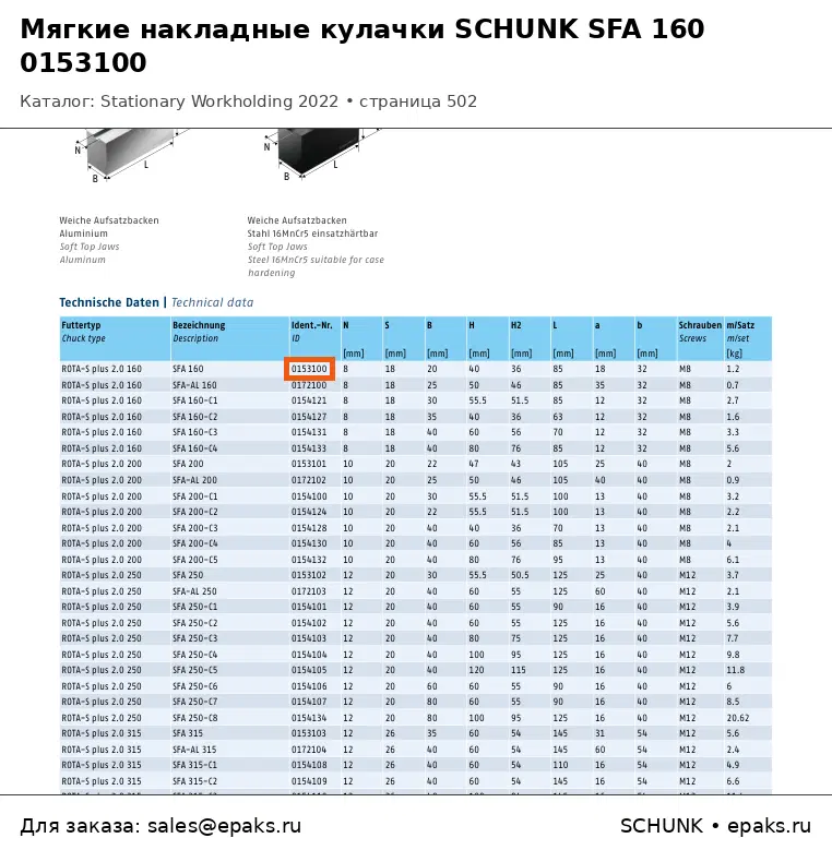 SCHUNK 0153100