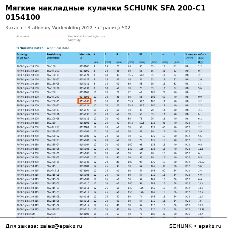 SCHUNK 0154100