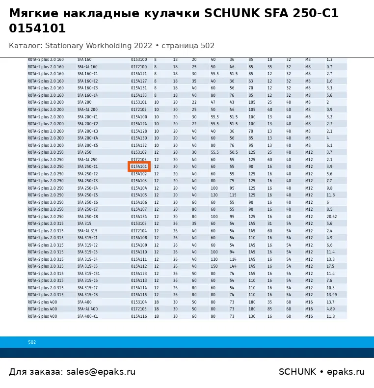 SCHUNK 0154101